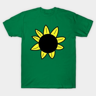 Sunflower Drawing T-Shirt